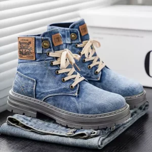 Spring/Summer High-Top Large Size Simple Versatile Durable High-Quality Retro Elegant Style Casual Sports Men's Shoes
