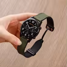 Leather Silicone Strap For Xiaomi Watch 2 Pro S5 S4 46mm S3 S2 S1 Pro Active 22mm Magnetic Watch Band For Mi Watch Color/Color 2