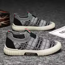 Sneakers Summer Breathable Male Shoe New In Men's Casual Shoes Leisure Non-leather Shipping Free Classic Original 2025 Trend